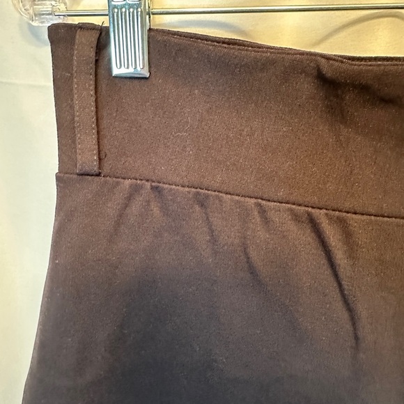 Brigitte Brianna Sexy Modest Size M Women’s Pants Black Wide Leg Zip Back - Picture 2 of 10